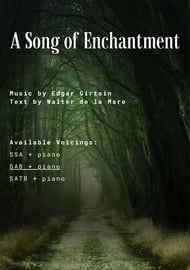 A Song of Enchantment SAB choral sheet music cover Thumbnail